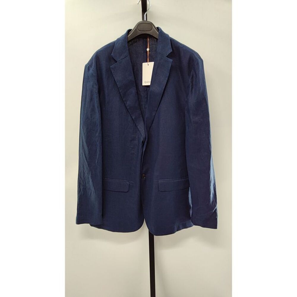 Quince Navy Blue Womens Blazer Jacket
